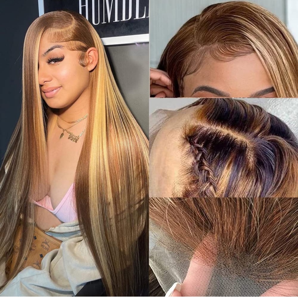 Blonde highlighted 24” frontal